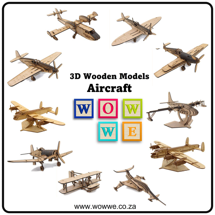 Wooden Aircraft Model Kits | Wow We SA