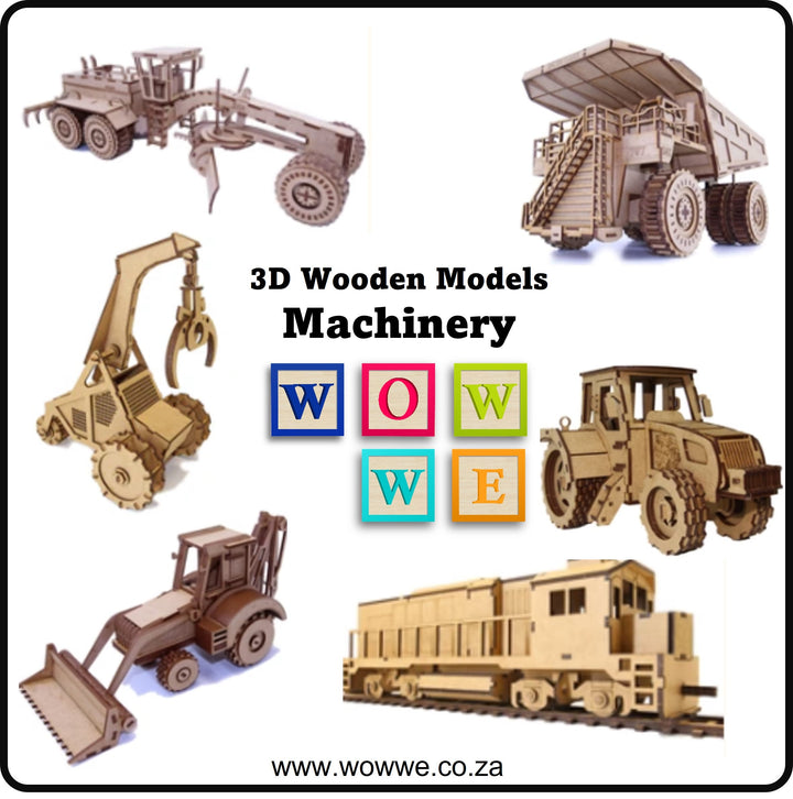 Wooden Machinery & Earth-Moving Kits | Wow We SA