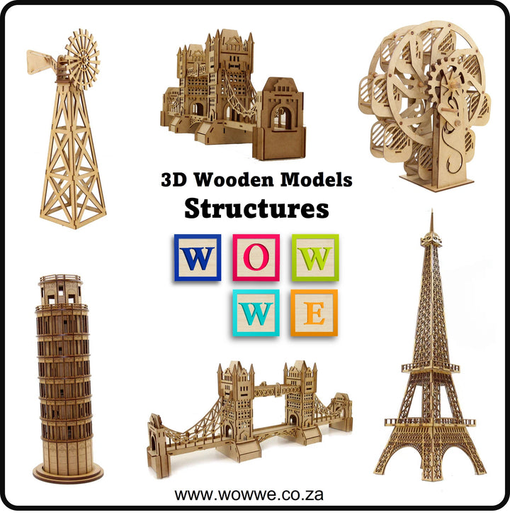 Wooden Structure Model Kits | Wow We SA