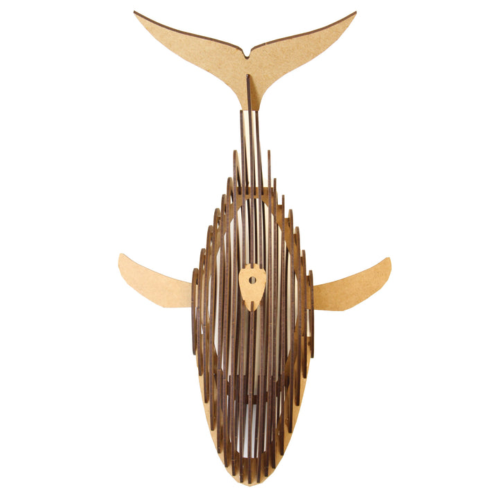 Whale 3D Wooden Model (WL_05)