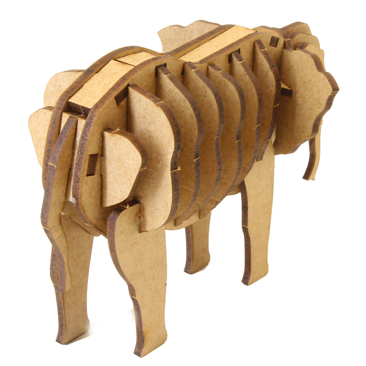 Elephant Calf 3D Wooden Model (WL_08)