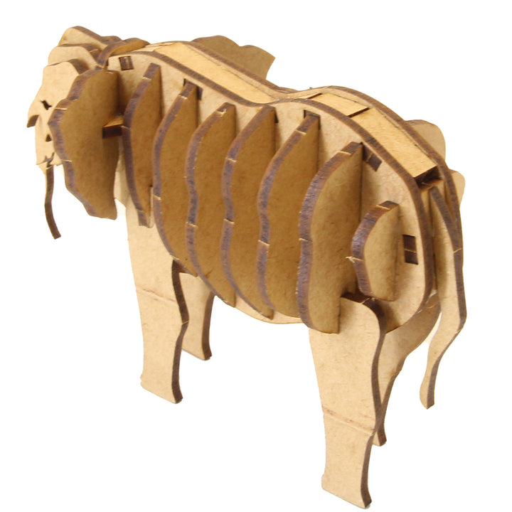 Elephant Calf 3D Wooden Model (WL_08)