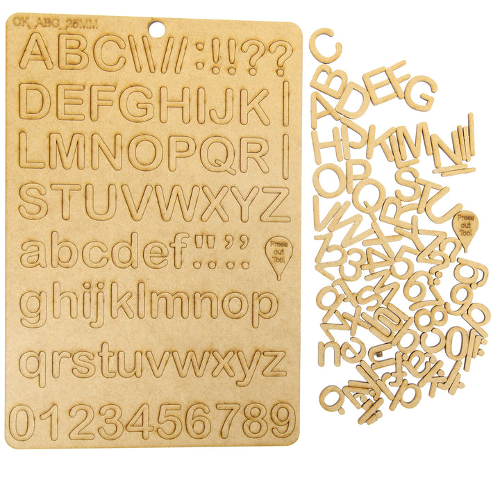 Alphabet School Letters and Numbers 50mm (SP_11_50MM)