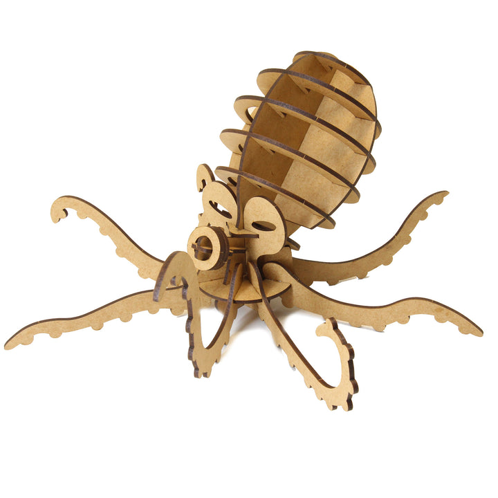 Octopus 3D Wooden Model (WL_04)