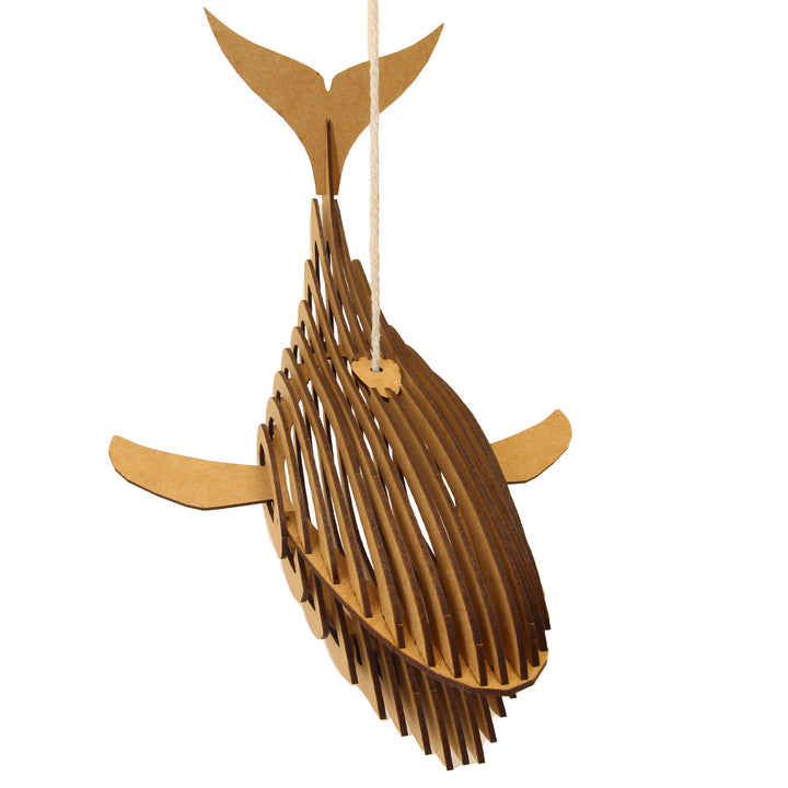 Whale 3D Wooden Model (WL_05)