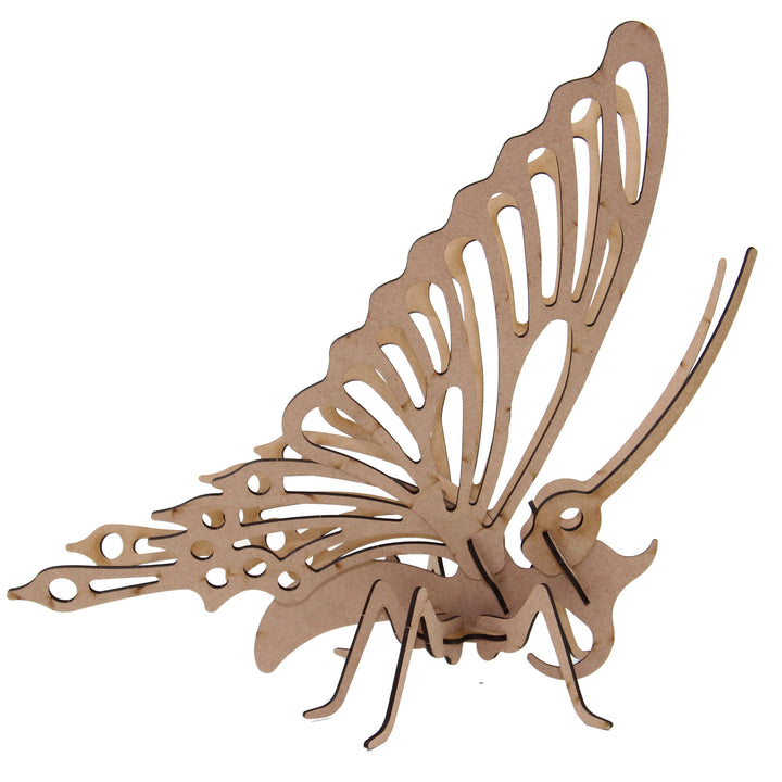 Insect | Sitting Butterfly 3D Wooden Model (INS_3)