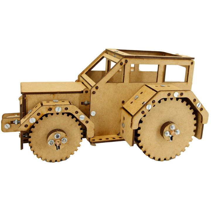 School Projects Kit | Rubber Band Powered Car (SP_24)