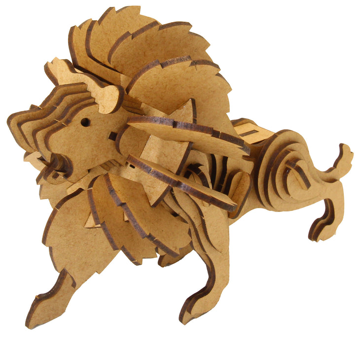 Lion 3D Wooden Model (WL_03)