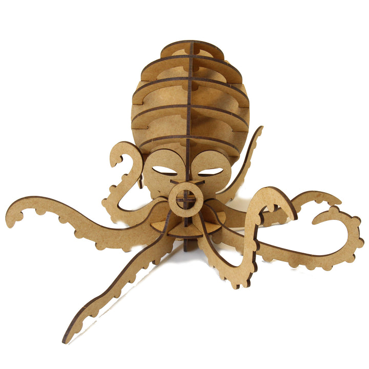 Octopus 3D Wooden Model (WL_04)