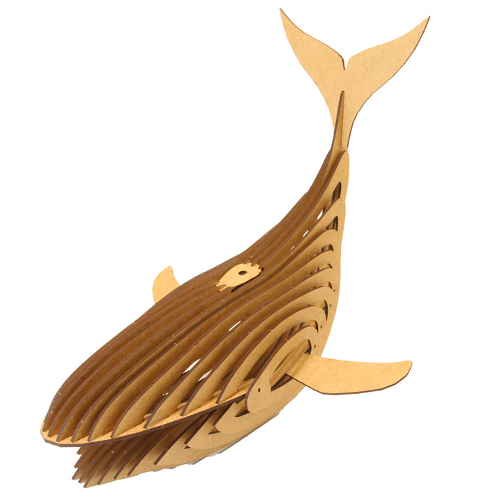 Whale 3D Wooden Model (WL_05)