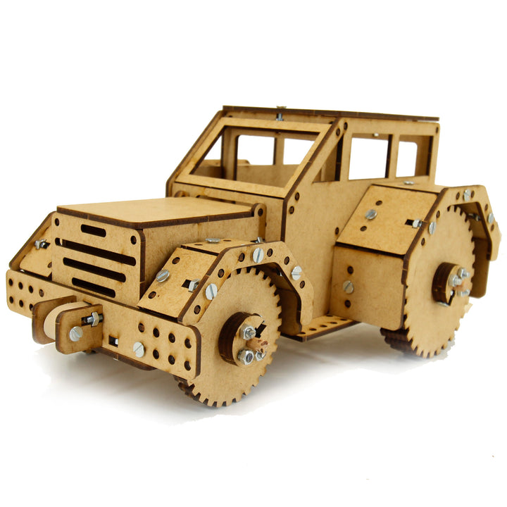 School Projects Kit | Rubber Band Powered Car (SP_24)
