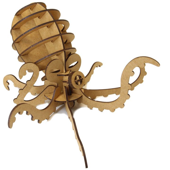 Octopus 3D Wooden Model (WL_04)