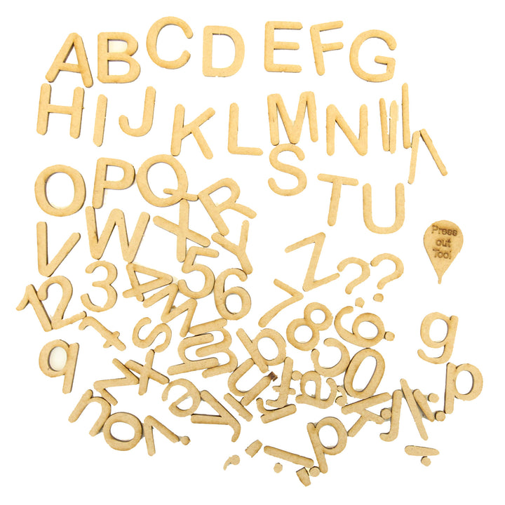Alphabet School Letters and Numbers 50mm (SP_11_50MM)