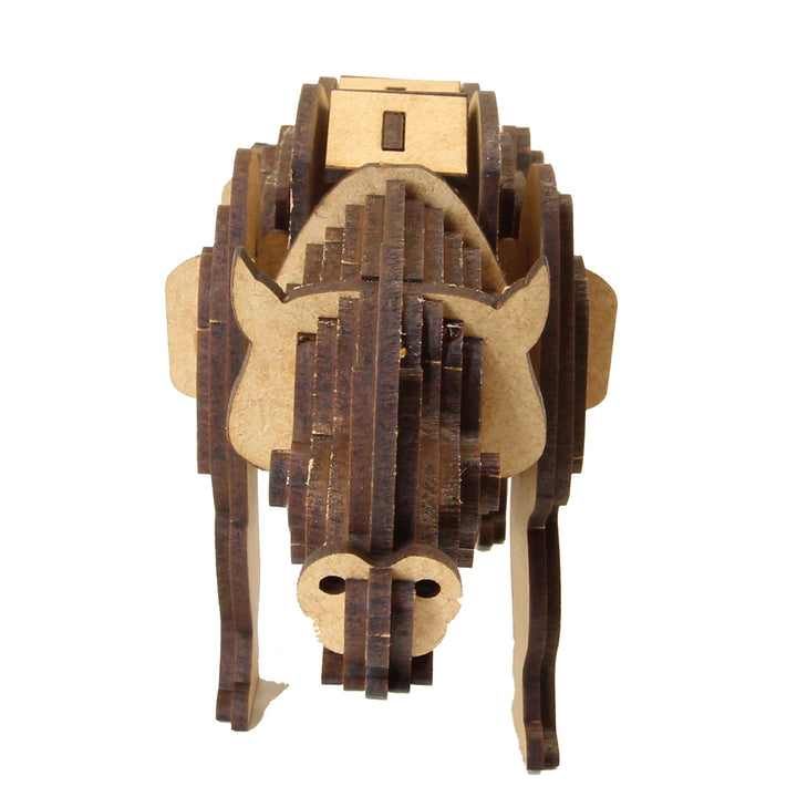 Rhinoceros 3D Wooden Model (WL_02)