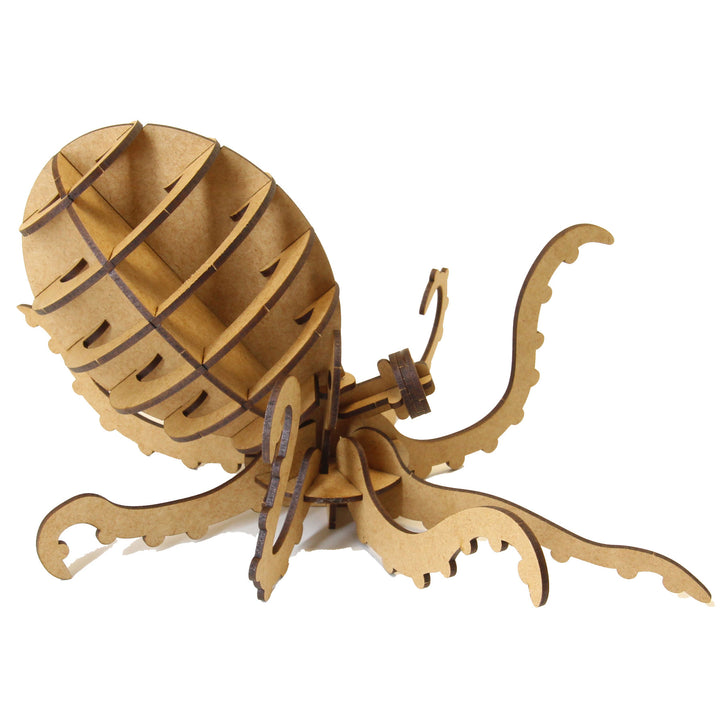 Octopus 3D Wooden Model (WL_04)