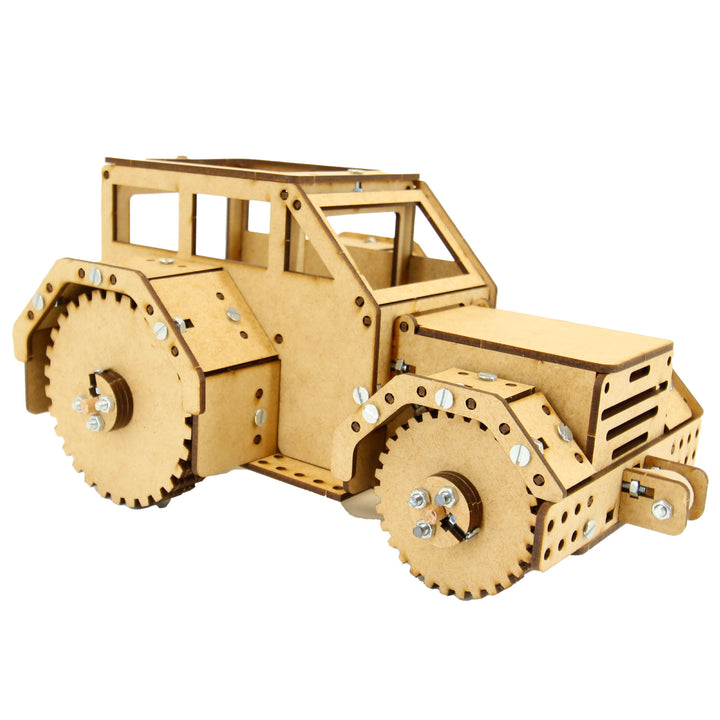 School Projects Kit | Rubber Band Powered Car (SP_24)