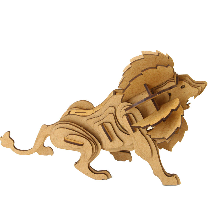 Lion 3D Wooden Model (WL_03)