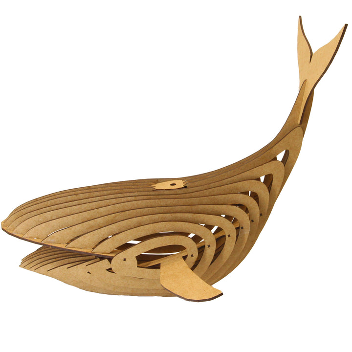 Whale 3D Wooden Model (WL_05)