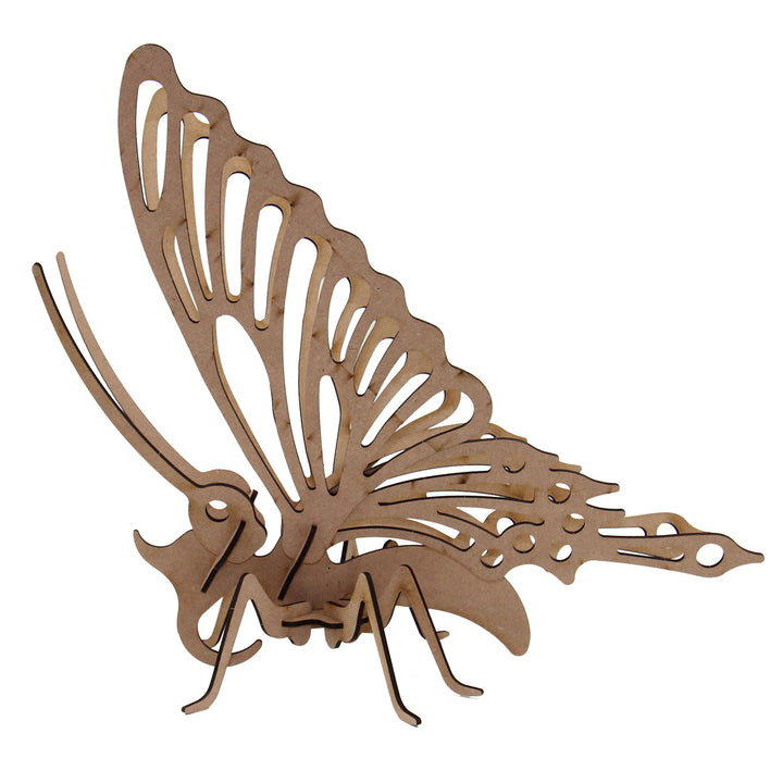 Insect | Sitting Butterfly 3D Wooden Model (INS_3)
