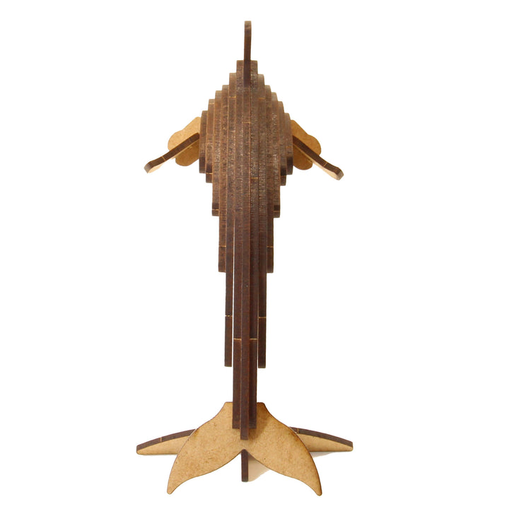 Dolphin 3D Wooden Model (WL_01)