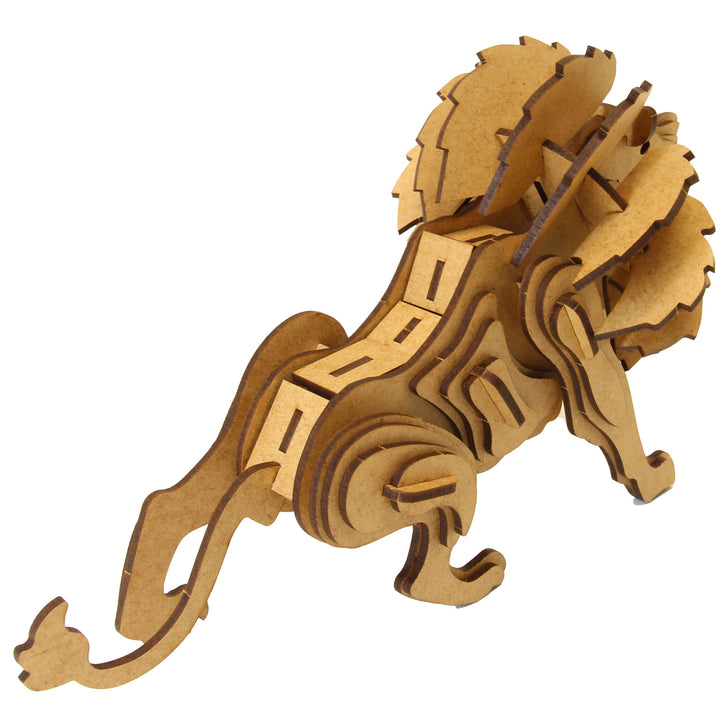 Lion 3D Wooden Model (WL_03)
