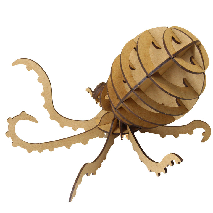 Octopus 3D Wooden Model (WL_04)