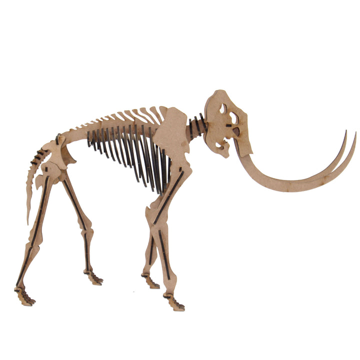 Mammoth 3D Wooden Model (DINO_9)
