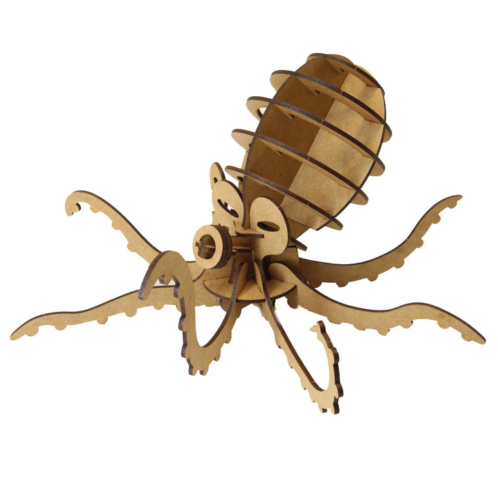 Octopus 3D Wooden Model (WL_04)