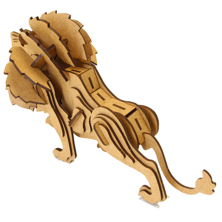 Lion 3D Wooden Model (WL_03)