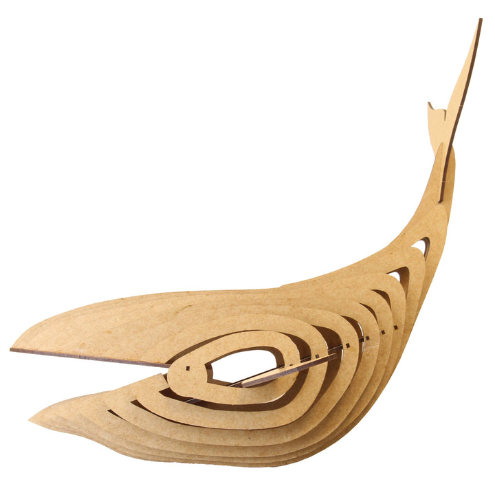 Whale 3D Wooden Model (WL_05)