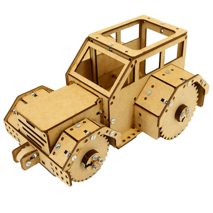 School Projects Kit | Rubber Band Powered Car (SP_24)