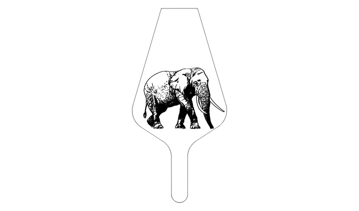 Hand Made Bellows | Blaas Balk | Elephant 2 (BB_27)