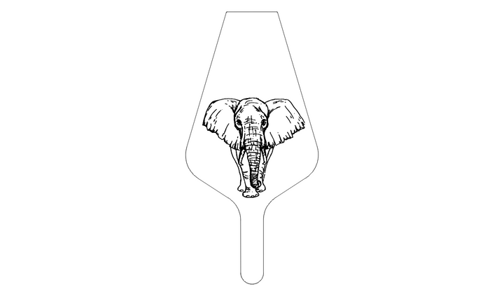 Hand Made Bellows | Blaas Balk | Elephant 1 (BB_24)