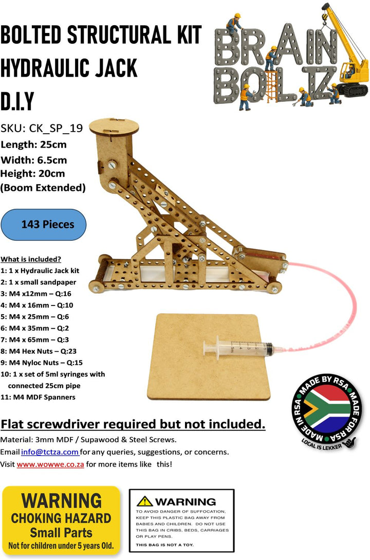 School Projects Kit | Hydraulic Jack (SP_19)
