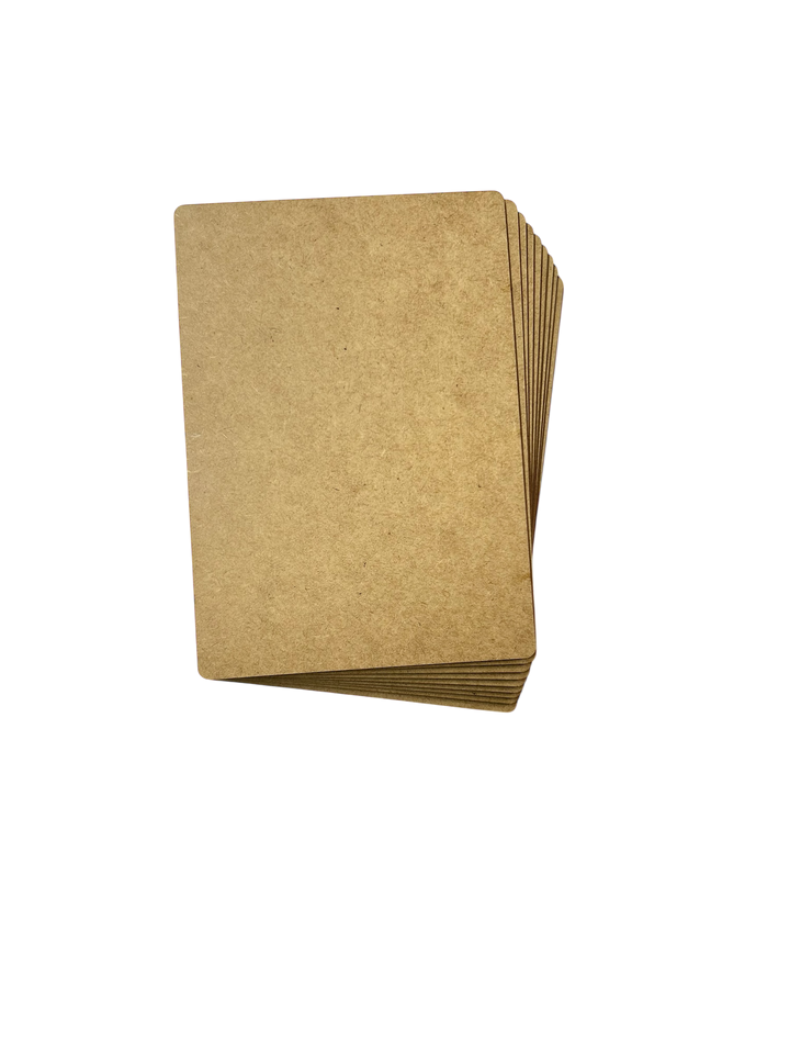 MDF / Supawood | A5 Boards 3mm (14.8cm x 21cm) | Set of 9 (MDF_A5_09)