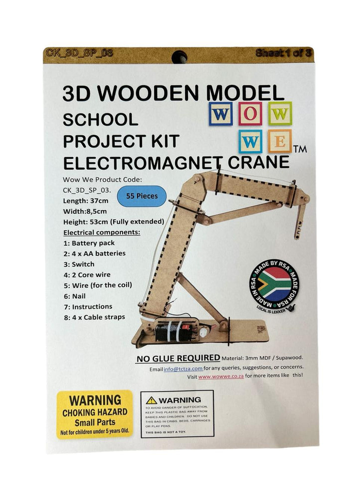 School Projects Kit | Electromagnet Crane (SP_03A)