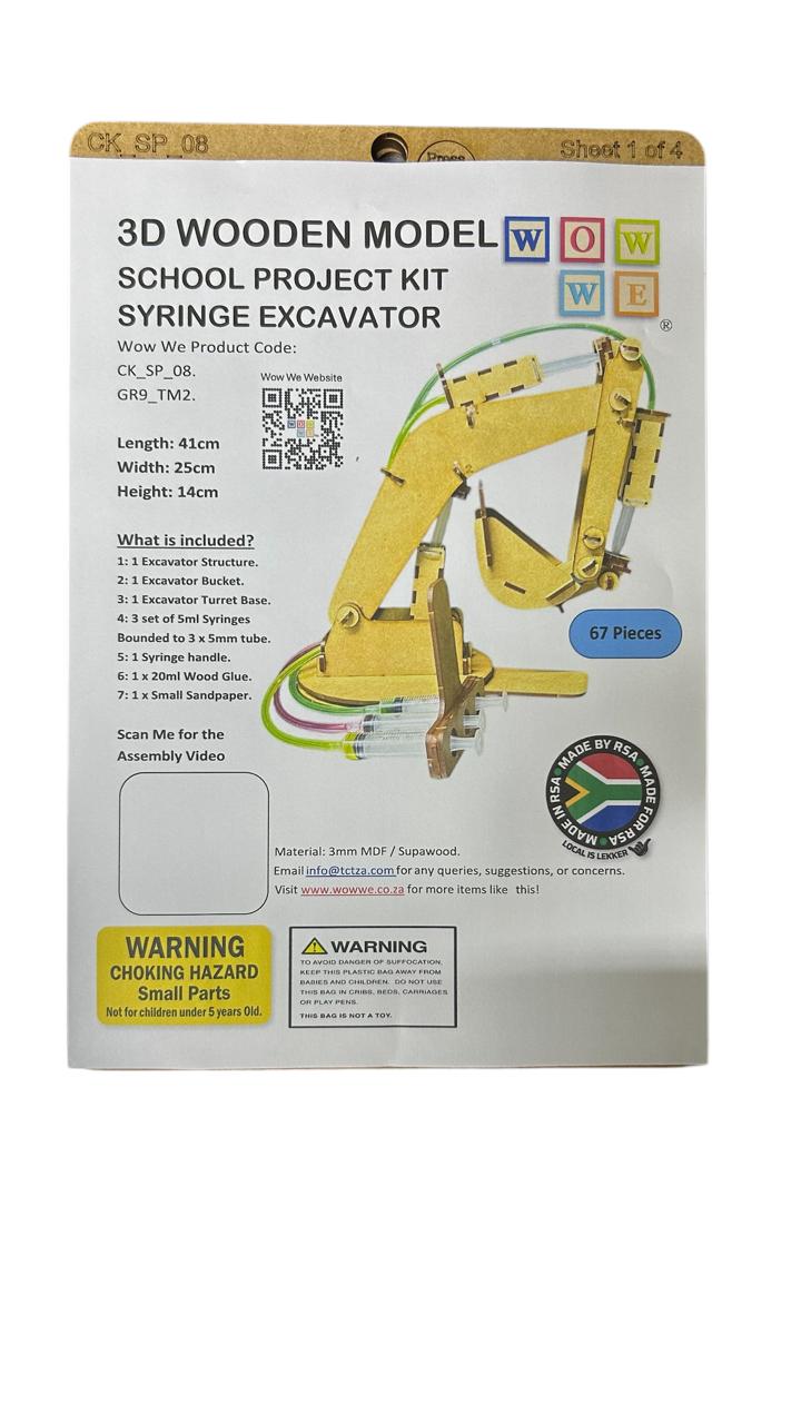 School Projects Kit | Syringe Excavator (SP_08)