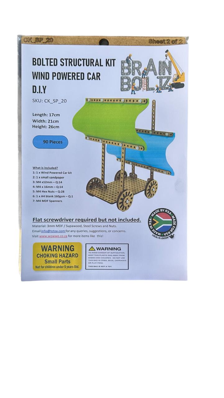 School Projects Kit | Wind Powered Car (SP_20)