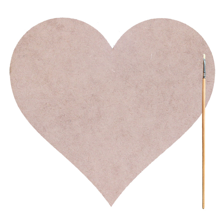 Wooden Paint Board | Heart Shape (BL_16)