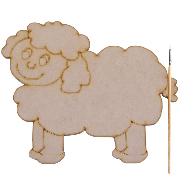 Wooden Paint Board | Sheep (BL_30)