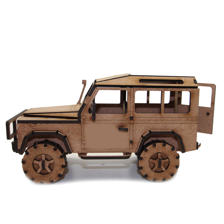 Landrover Defender - 3D Wooden Model