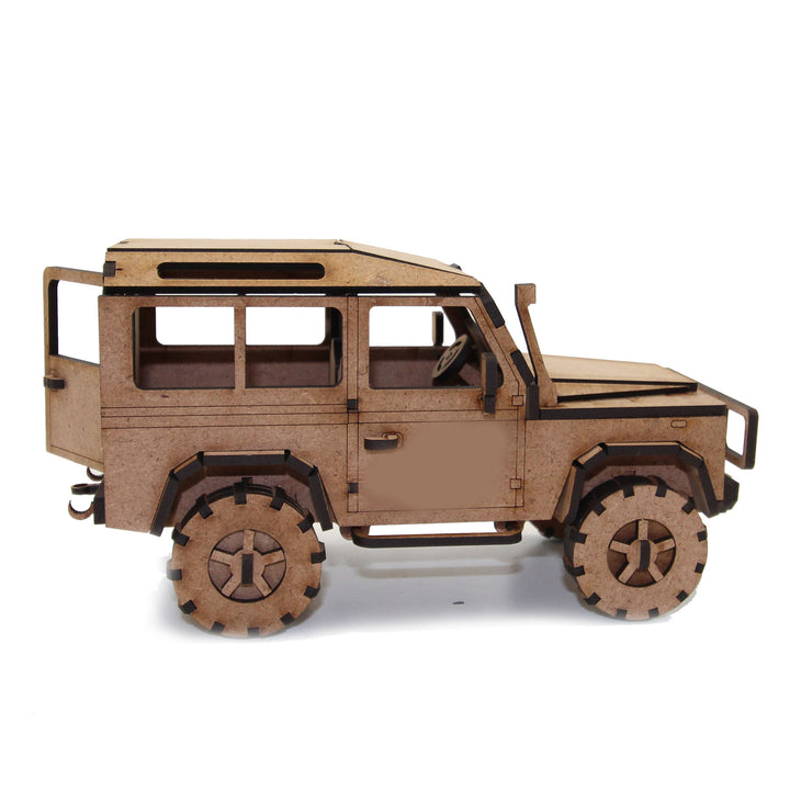 Landrover Defender - 3D Wooden Model