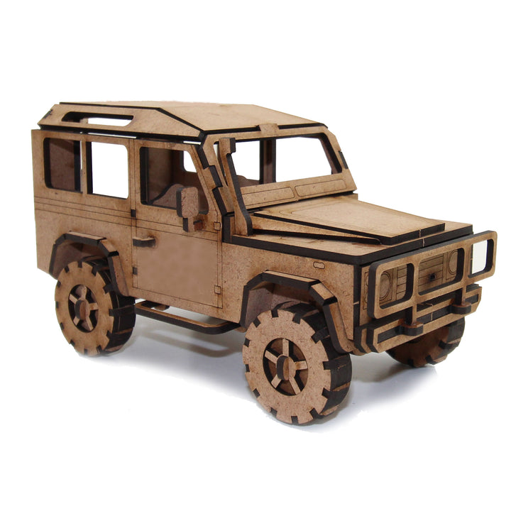 Landrover Defender - 3D Wooden Model