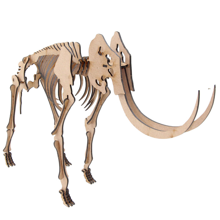 Mammoth 3D Wooden Model (DINO_9)