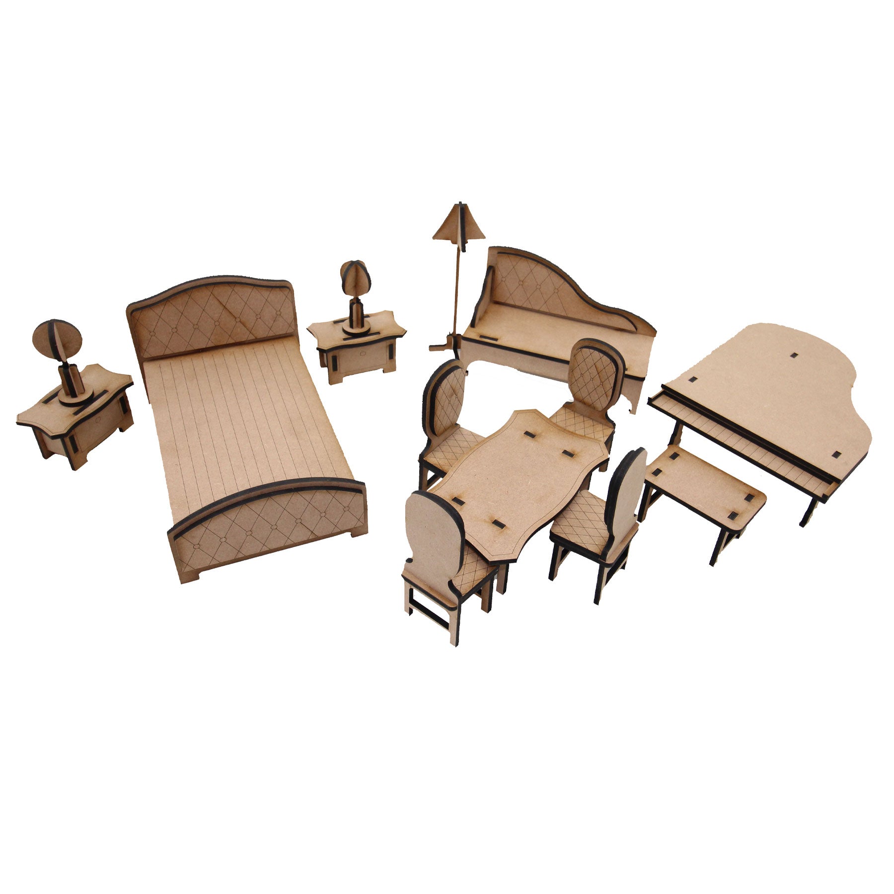 Wooden barbie furniture on sale