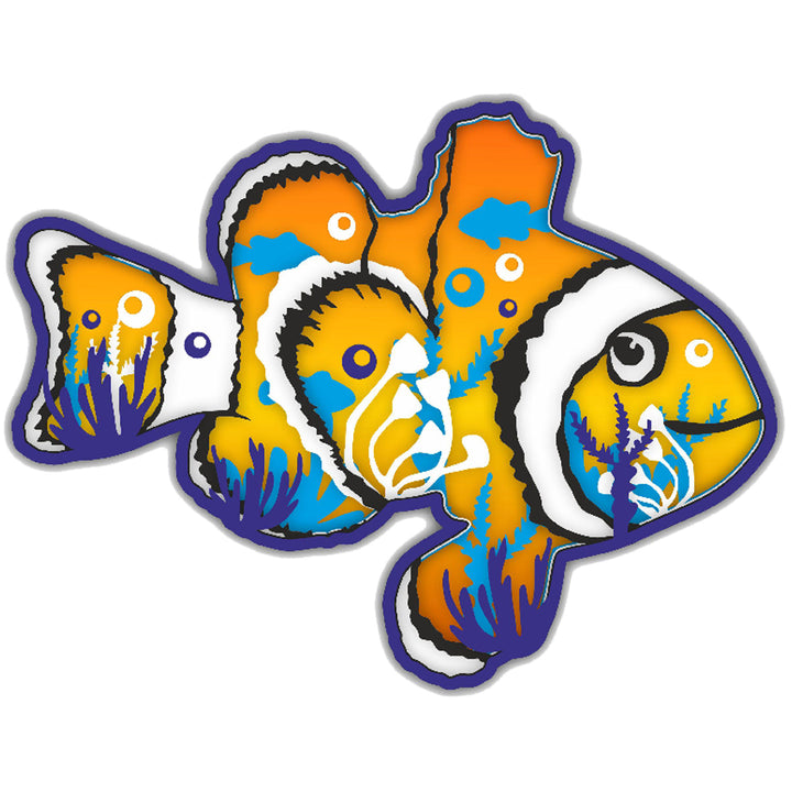 Wooden Paint Board | Clown Fish 1