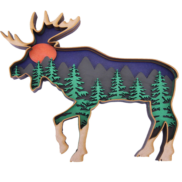 Wooden Multi Layered Paint Board | Moose