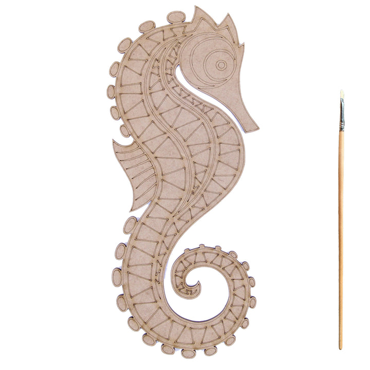 Wooden Paint Board | Sea Horse