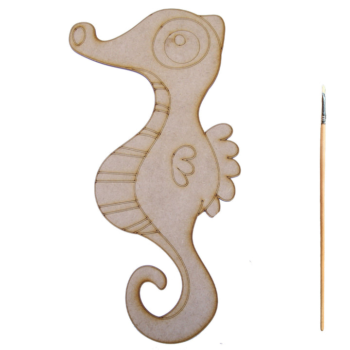 Wooden Paint Board | Sea Horse 2