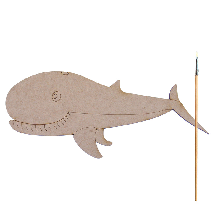 Wooden Paint Board | Whale 1